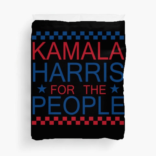 Kamala Harris 2024 for President Vote Tim Walz Duvet Covers