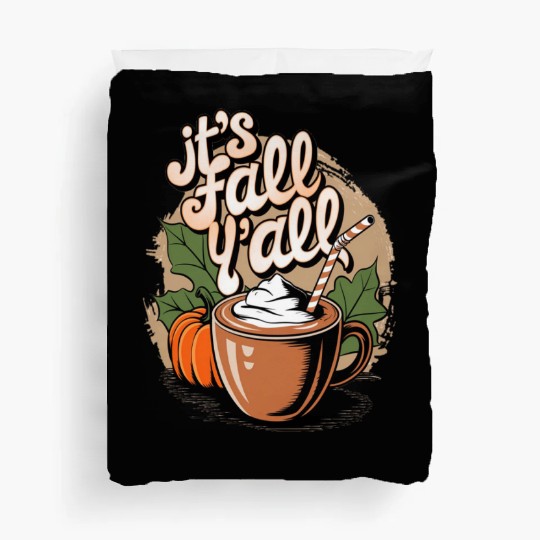 Pumpkin spice latte Duvet Covers