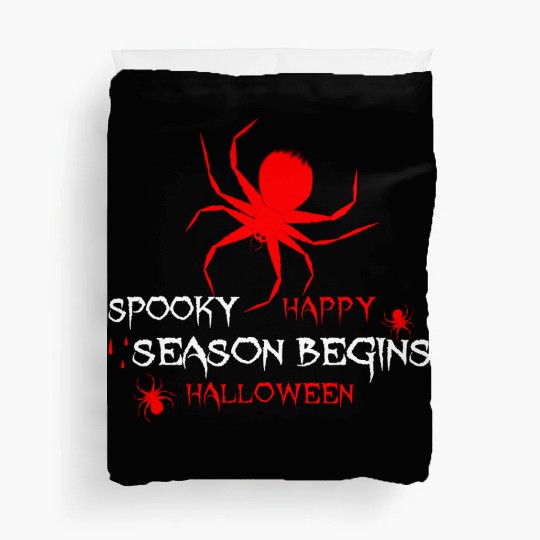 Spooky Spider Halloween Design Duvet Covers