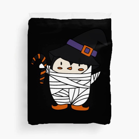 Halloween Penguin, funny penguin Duvet Covers