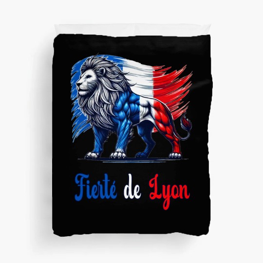 The pride of Lyon flag design Duvet Covers