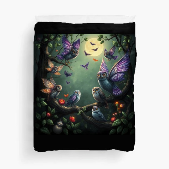 Enchanted Forest Creatures Halloween Ideas Duvet Covers