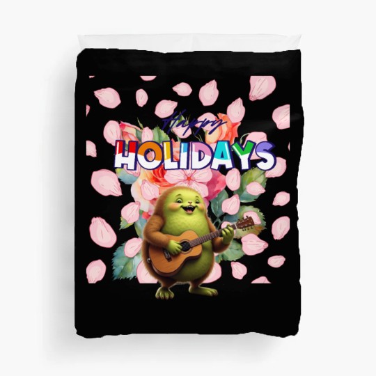 Happy holidays Duvet Covers