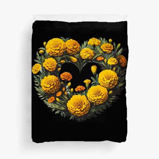 Marigold Flowers Duvet Covers