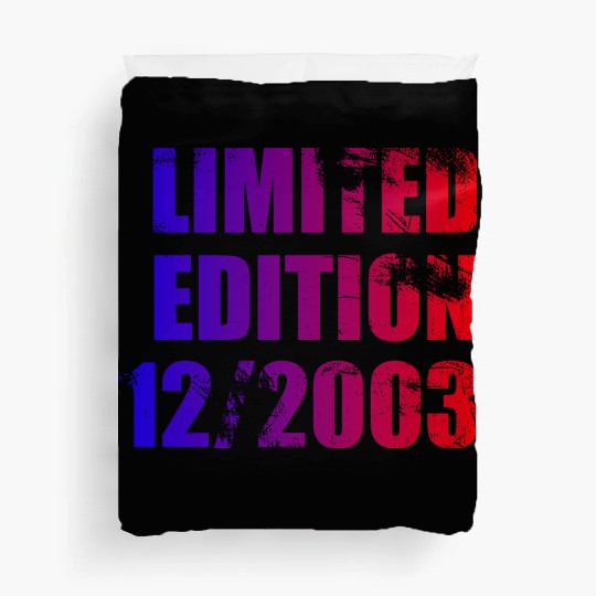 21st birthday Limited Edition 12/2003 Duvet Covers