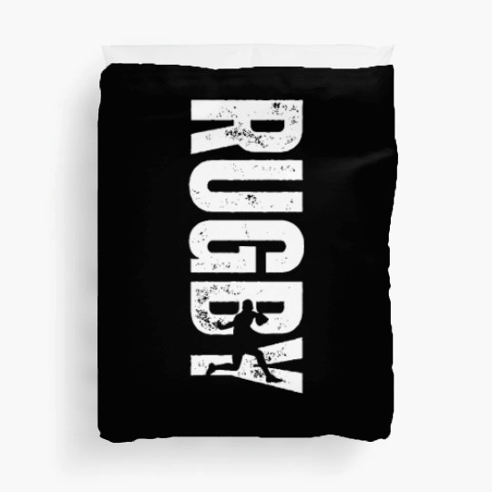 Rugby Coach Vintage Distressed Rugby Duvet Covers