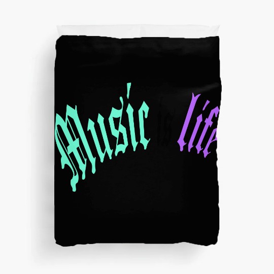 Music Is My Life Party Club Concert Sound Love Duvet Covers