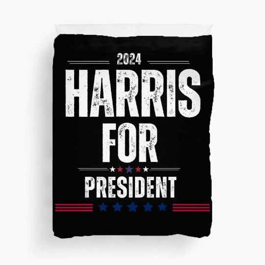 Kamala Harris for President 2024 Election Gifts Duvet Covers