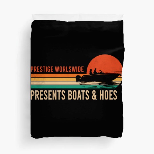 Vintage Retro Prestige Presents Boats And Hoes Duvet Covers