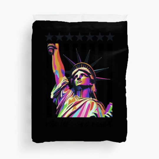 Vote Like She Would - Stars and Stripes edition Duvet Covers