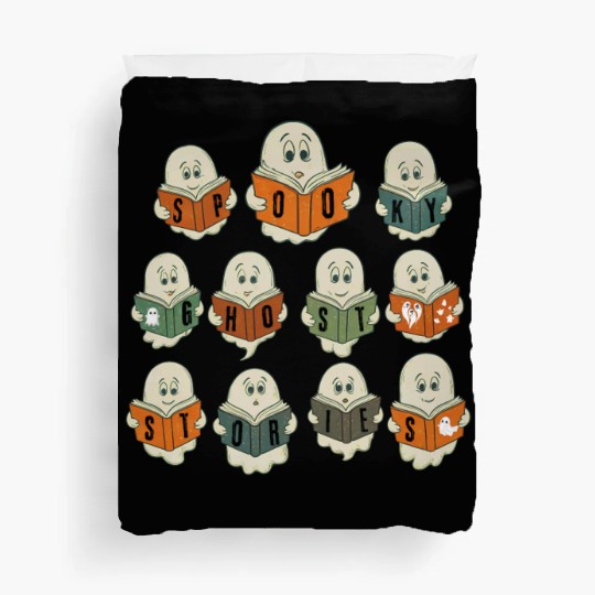 Spooky Stories Book Club - Happy Halloween Duvet Covers