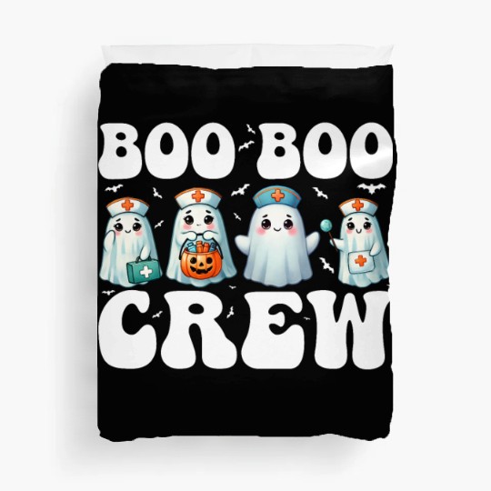 Boo Boo Crew Nurse Gifts Funny Halloween Costume Duvet Covers