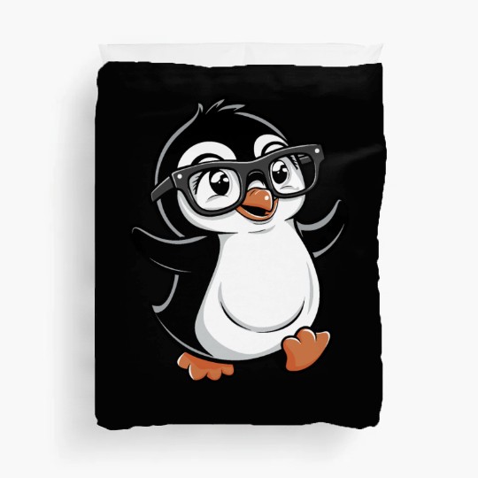 Funny Penguin , Cute Penguin , Penguin Lovers Duvet Covers