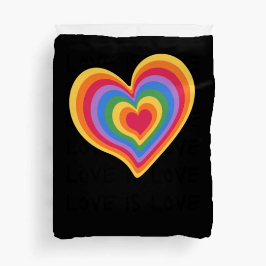 Love is Love Embrace Every Kind of Love Duvet Covers