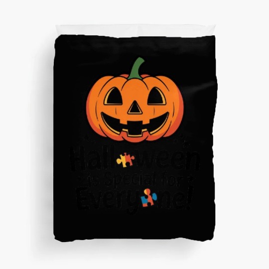 Festive Jack-O'-Lantern Halloween Design Duvet Covers
