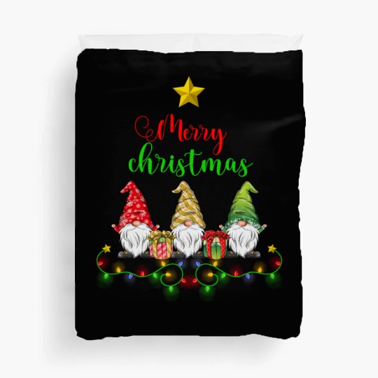 Gnomes Christmas Tree Funny Xmas Holidays Duvet Covers