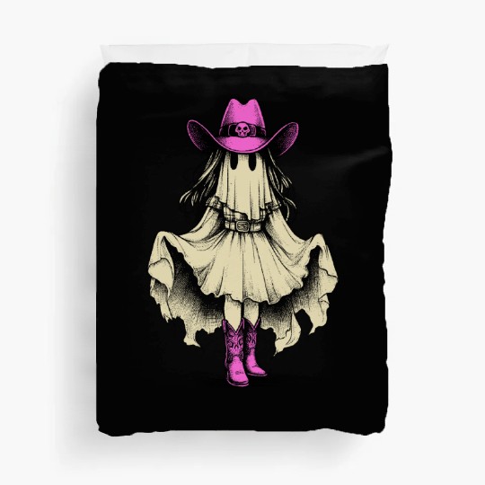 Ghost Cowgirl Western Y2k Duvet Covers