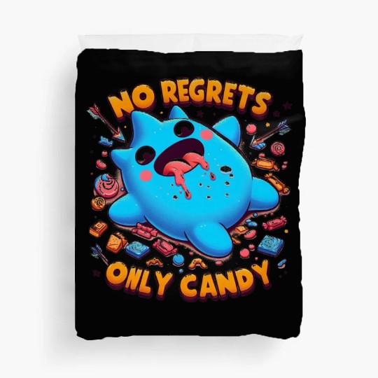Stitch Halloween No Regrets Only Candy Duvet Covers