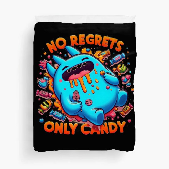 Disneyland Stitch Halloween No Regrets Only Candy Duvet Covers