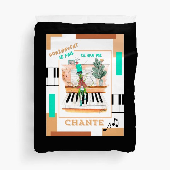 Prodigious cicada Duvet Covers