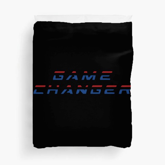 Game Changer logo Duvet Covers