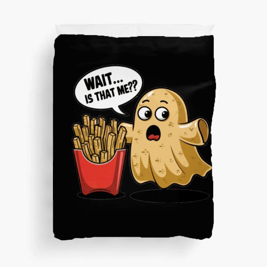 Potato Ghost Afterlife Fries Surprise Duvet Covers
