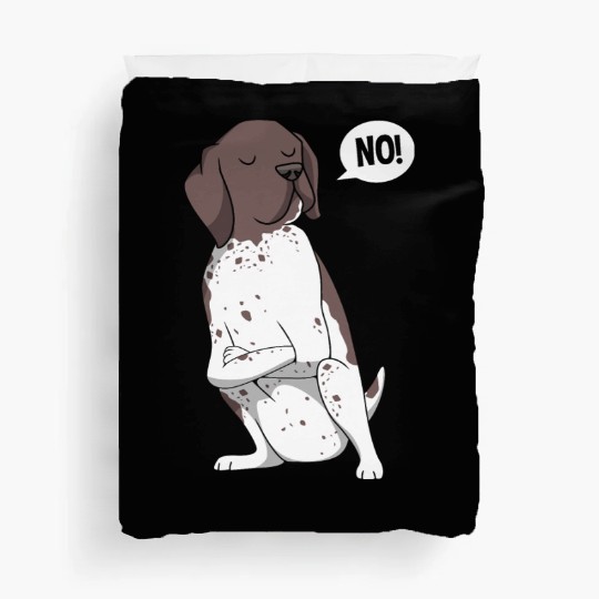 GSP Lovers Funny German Shorthaired Pointer Dog Duvet Covers
