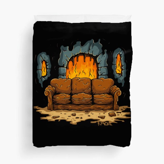 The Couch of Dungeon Hell Duvet Covers