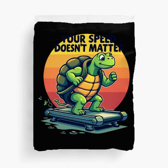 Slow and Steady Wins the Race Duvet Covers