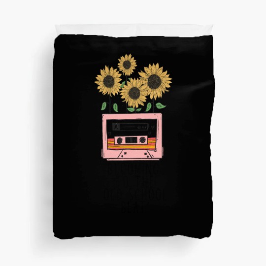 Blooming To The Old School Beat Duvet Covers