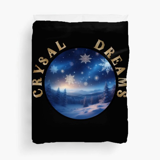 Crystal Dreams - A Winter Wonderland Duvet Covers
