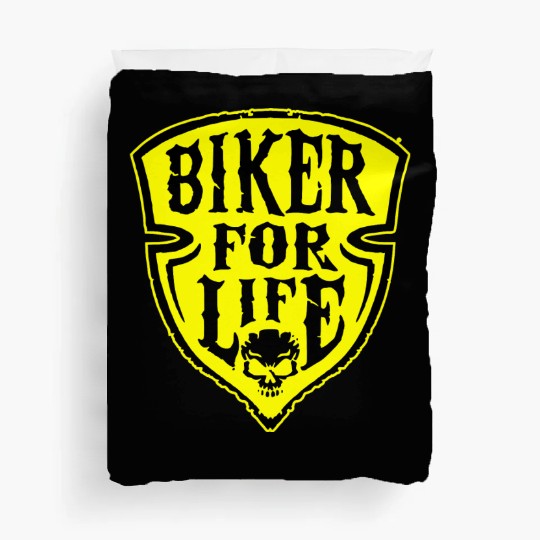 Biker For Life Shield LIKE US ON FACEBOOK # Duvet Covers
