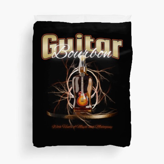 Guitar Bourbon. Duvet Covers