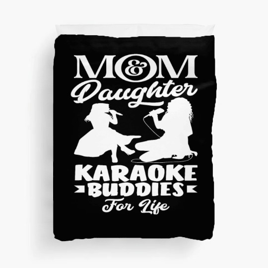 Mom And Daughter Karaoke Friends Forever Duvet Covers