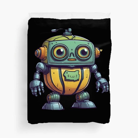 Robot Melon Duvet Covers