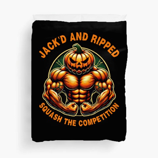 Jack'd and Ripped (Orange Edition) Duvet Covers