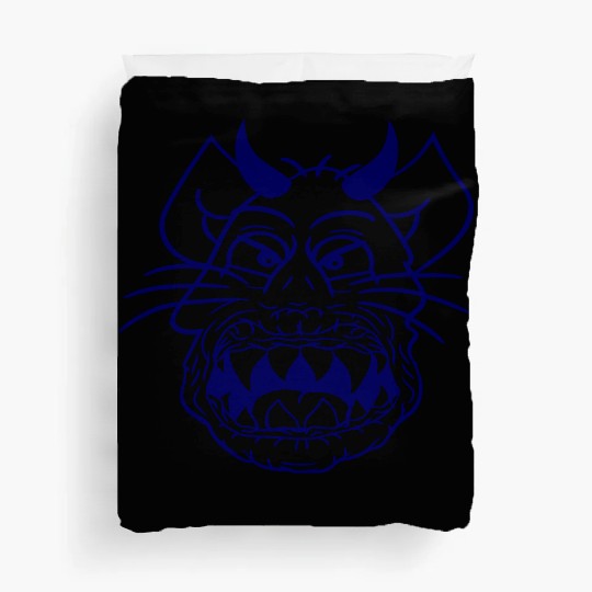 Demon Monster Cat Halloween Fun Horror Devil Horns Duvet Covers