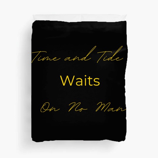 Time and Tide Gold Duvet Covers