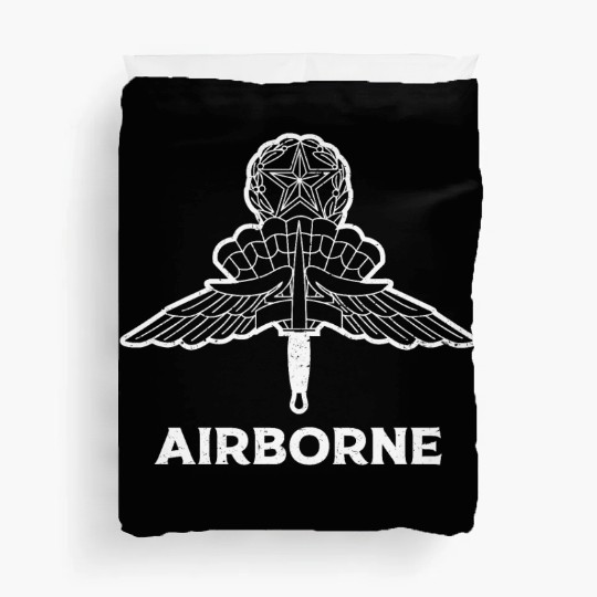 US Army Airborne: Leap into Valor. Duvet Covers