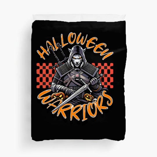 halloween warriors Duvet Covers