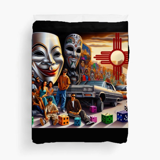 New Mexico Zia Symbol Duvet Covers