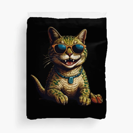 A Tail of Two Kitties Duvet Covers