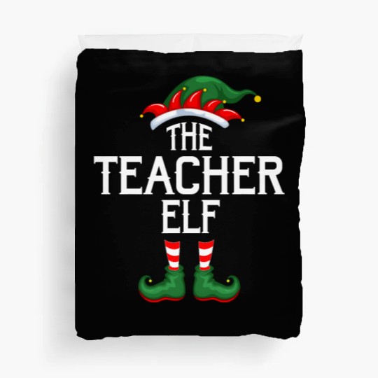 The Teacher Elf Christmas Duvet Covers