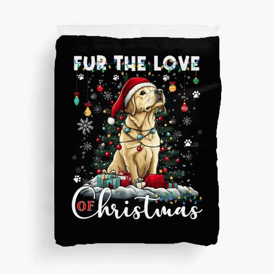 Labrador Retriever Christmas Tree Decorations Dog Duvet Covers