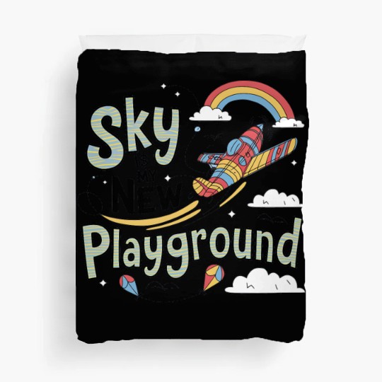 Sky Is My New Playground Duvet Covers