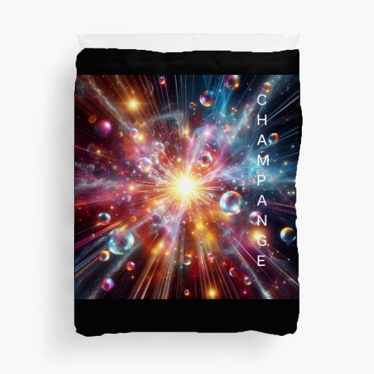 Champagne Supernova Duvet Covers