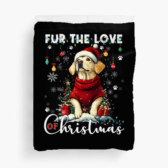 Labrador Retriever Christmas Tree Decorations Dog Duvet Covers