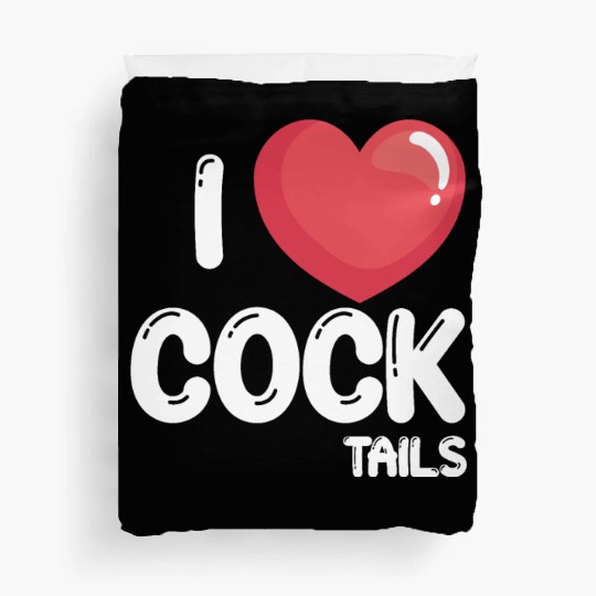 Funny I Love Cocktails 2 Duvet Covers