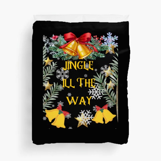 Christmas Cheer in a cup Funny Christmas on Bella Duvet Covers