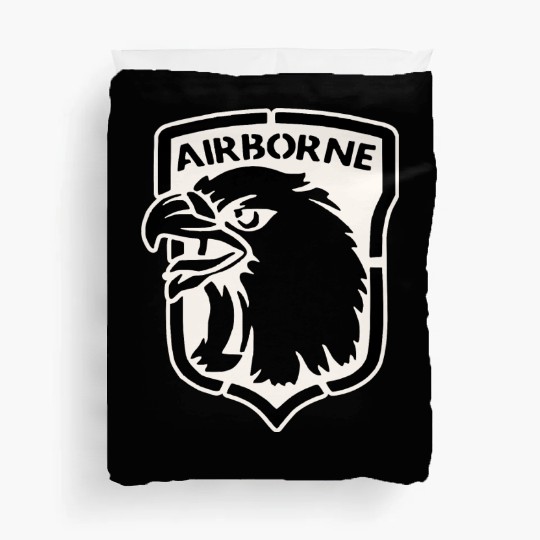 Airborne Eagle LIKE US ON FB #USAPatriotGraphics © Duvet Covers